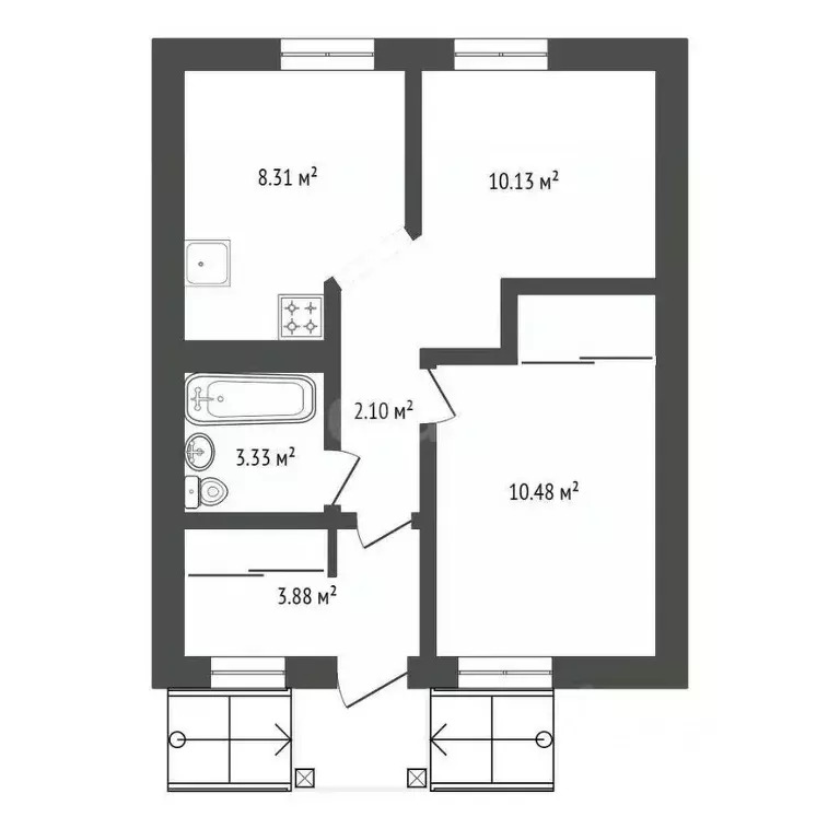 Дом в Амурская область, Благовещенский район, с. Новинка Центральная ... - Фото 2