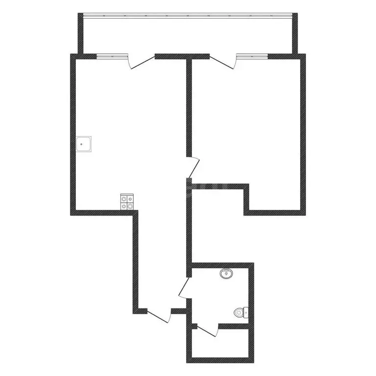 1-комнатная квартира: Теберда, улица Ленина, 36Б (47.7 м) - Фото 2