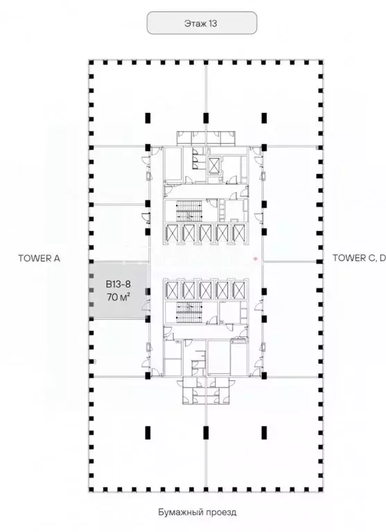 Офис в Москва Бумажный проезд, 19 (70 м) - Фото 2
