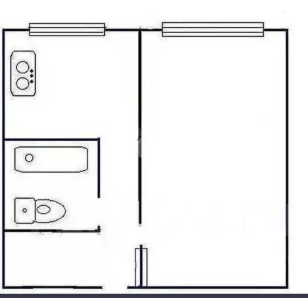 1-комнатная квартира: Казань, улица Восстания, 24 (31.8 м) - Фото 1