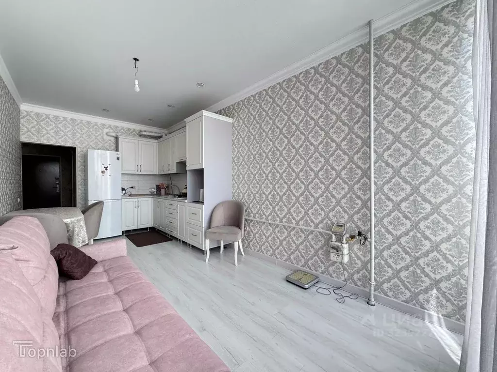 1-к кв. Кабардино-Балкария, Нальчик ул. Тлостанова, 32Д (48.0 м) - Фото 2