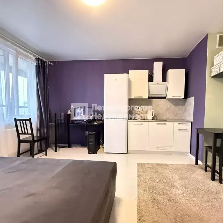 Студия Санкт-Петербург ул. Вадима Шефнера, 10к1 (26.0 м) - Фото 1