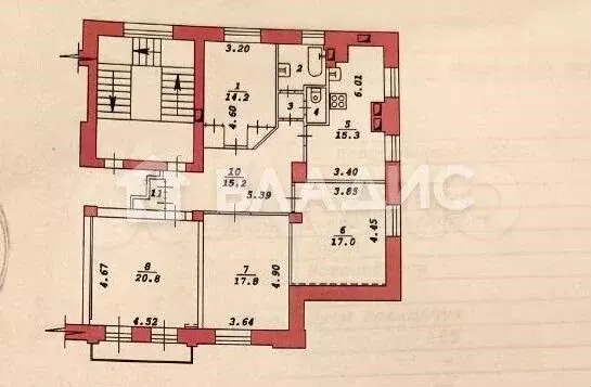 4-к. квартира, 108 м, 2/5 эт. - Фото 0