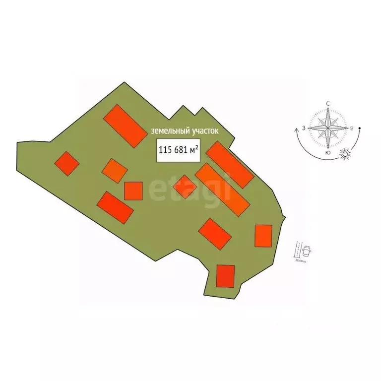 Склад в Свердловская область, Нижний Тагил муниципальный округ, пос. ... - Фото 2