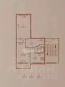 2-к кв. Санкт-Петербург ул. Антонова-Овсеенко, 19К1 (44.3 м) - Фото 1