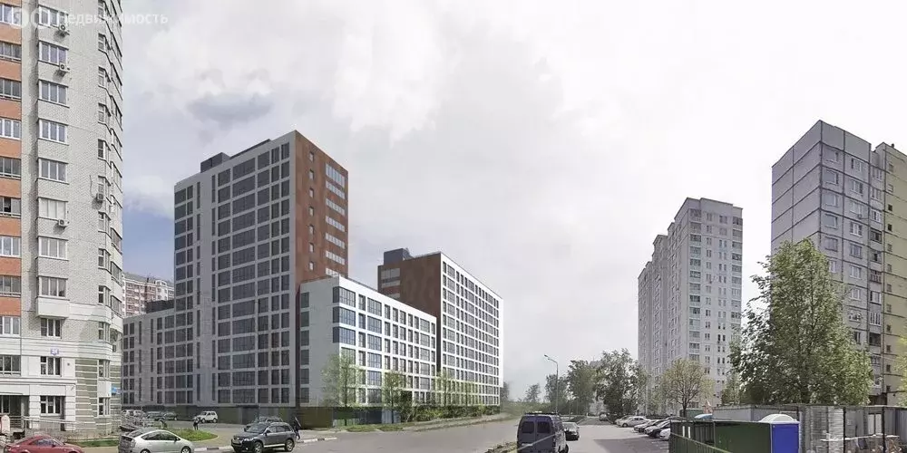 1-комнатная квартира: Балашиха, микрорайон Янтарный, Кольцевая улица, ... - Фото 2