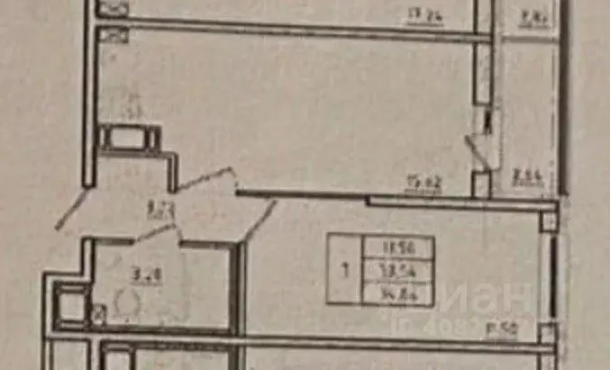 1-к кв. Ленинградская область, Мурино Всеволожский район, бул. ... - Фото 2
