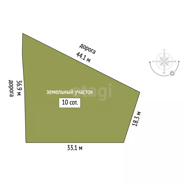 Участок в Крым, Ялта ш. Южнобережное (10.0 сот.) - Фото 2