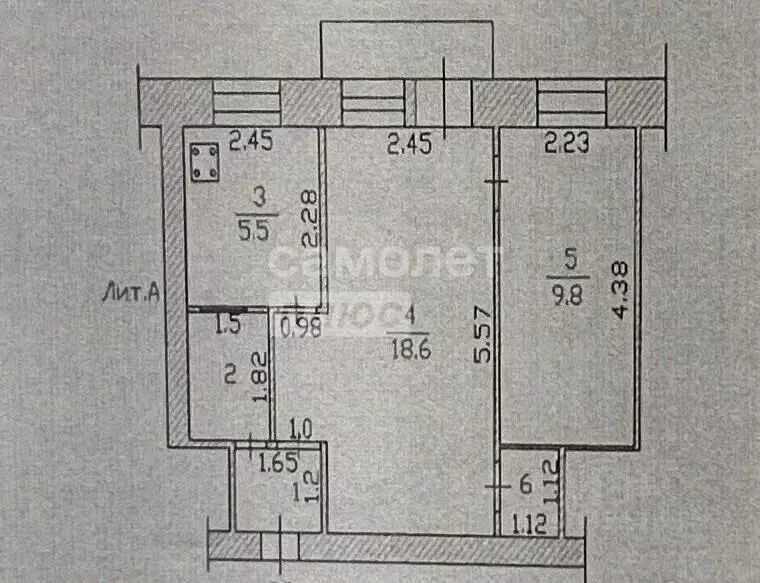 2-к кв. Чувашия, Новочебоксарск Коммунистическая ул., 20 (40.0 м) - Фото 2