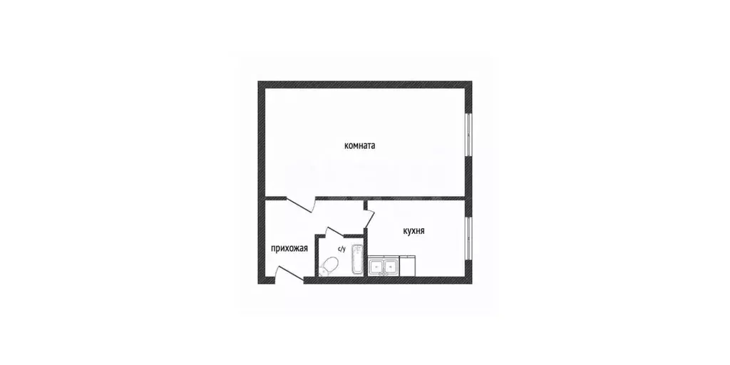 1-к кв. Смоленская область, Ярцево Советская ул., 7 (28.9 м) - Фото 1