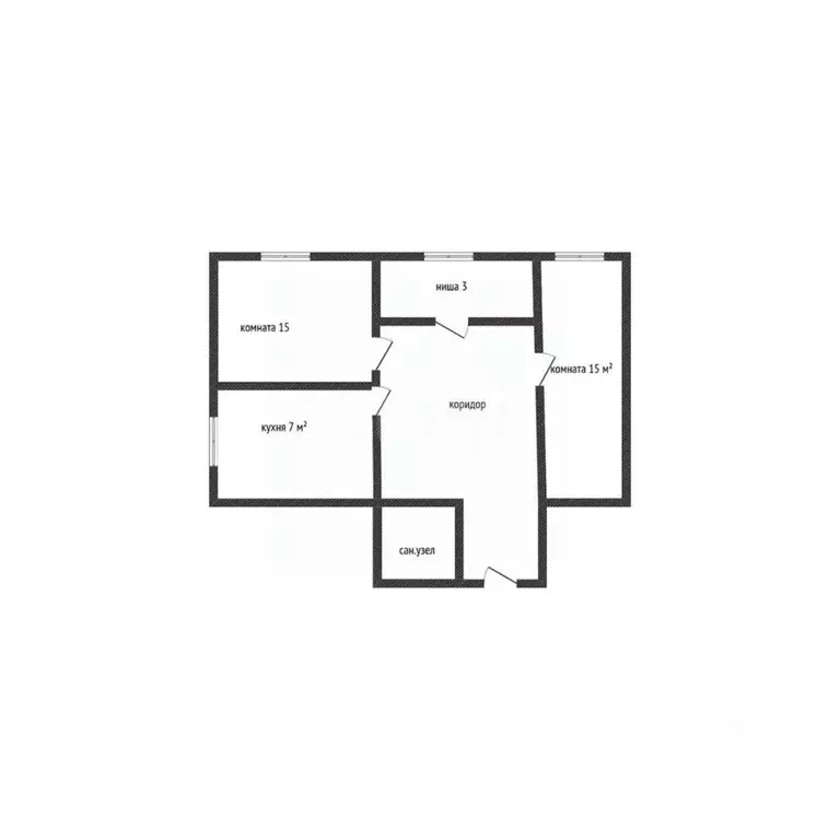 2-к кв. Адыгея, Майкоп 7-й пер., 10 (46.3 м) - Фото 2