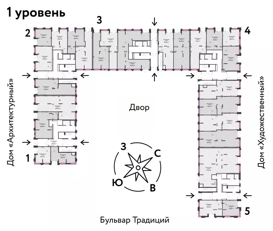 Торговая площадь в Тюменская область, Тюмень ул. Новоселов, 102 (57 м) - Фото 1