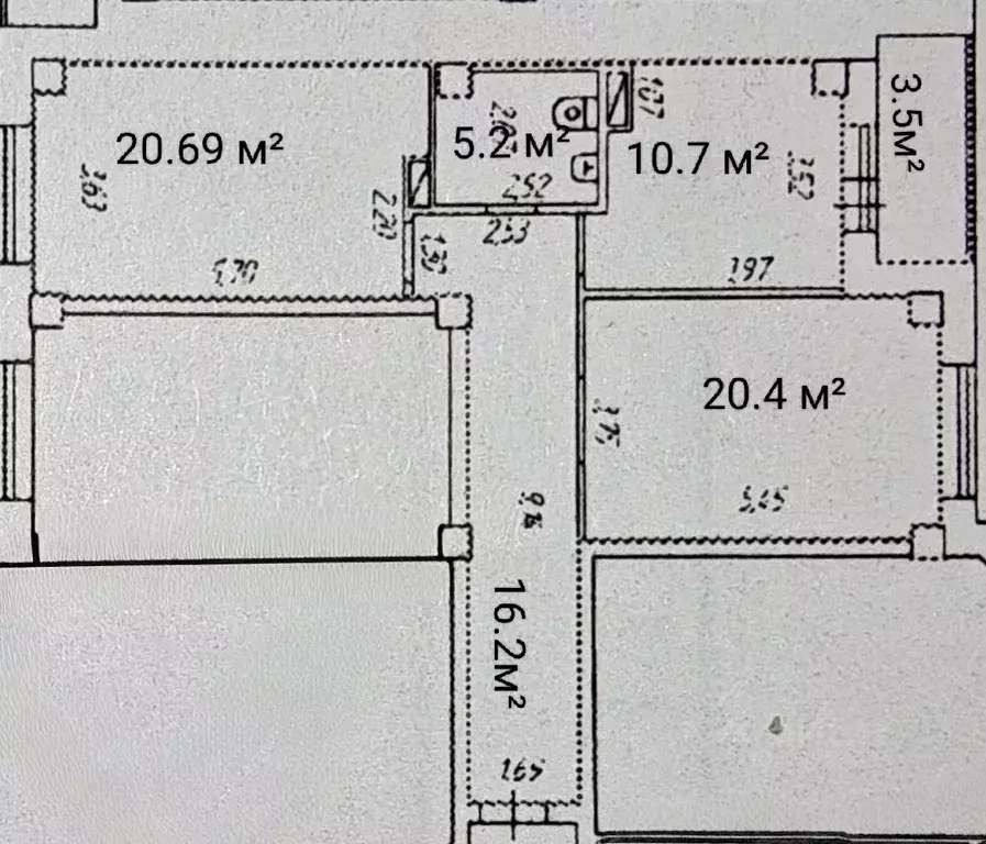 2-к кв. Челябинская область, Челябинск ул. Доватора, 46 (75.1 м) - Фото 2