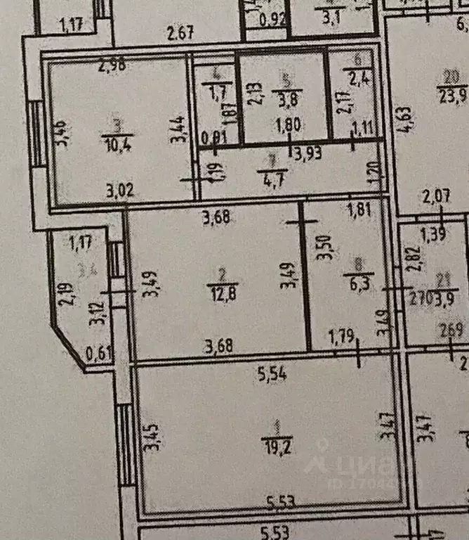 2-к кв. Орловская область, Орел ул. Емлютина, 14 (61.3 м) - Фото 2