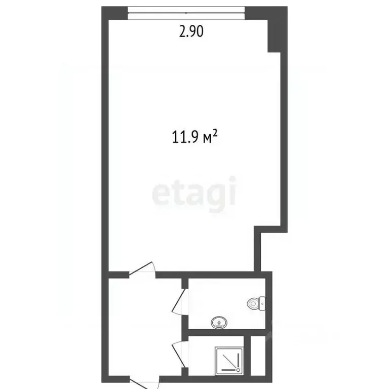 Комната Камчатский край, Петропавловск-Камчатский просп. Победы, 49/1 ... - Фото 1