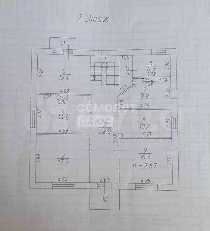 Коттедж 234,6 м на участке 9,7 сот. - Фото 1