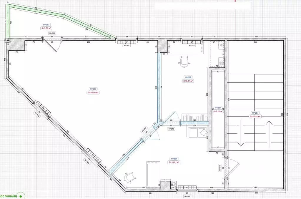 Помещение свободного назначения в Московская область, Химки Молодежная ... - Фото 1