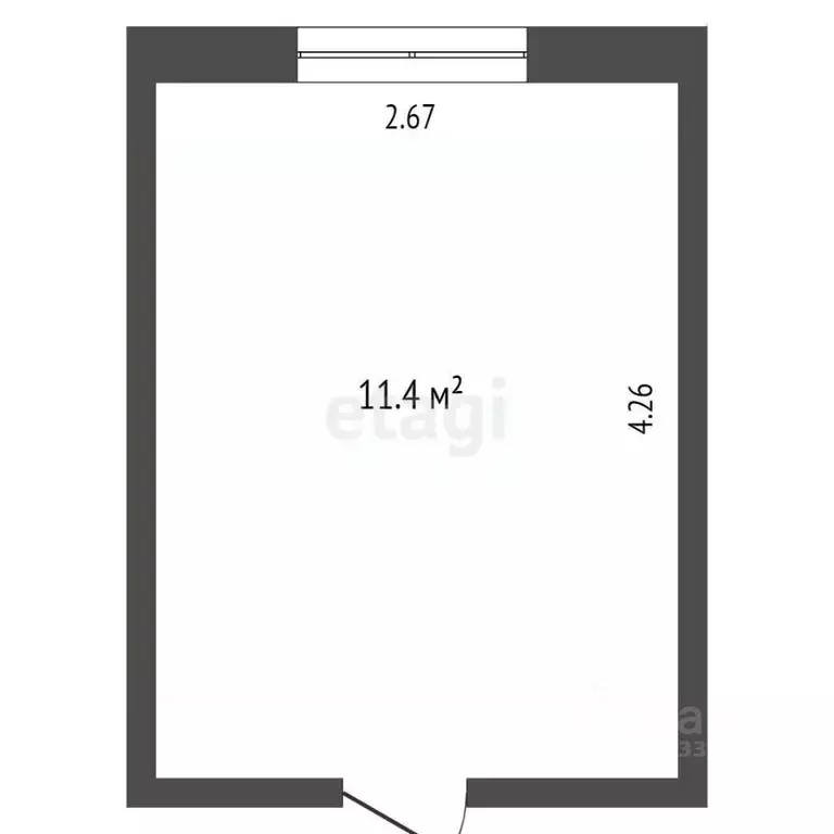 Комната Тюменская область, Тюмень Шаимский проезд, 5 (11.3 м) - Фото 0