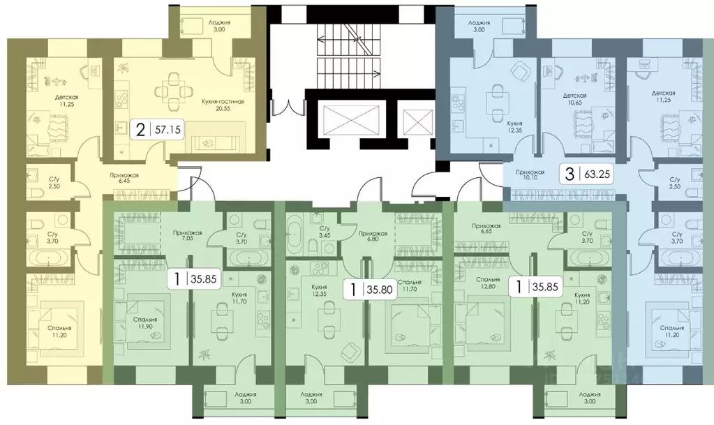 1-к кв. Смоленская область, Смоленск пос. Загорье, Загорье жилой ... - Фото 1