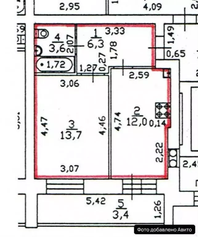 1-комнатная квартира: Республика Марий Эл, городской округ Йошкар-Ола, ... - Фото 1