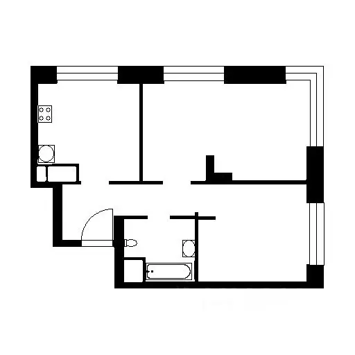 1-к кв. Татарстан, Казань ул. Карбышева, 29 (31.0 м) - Фото 1