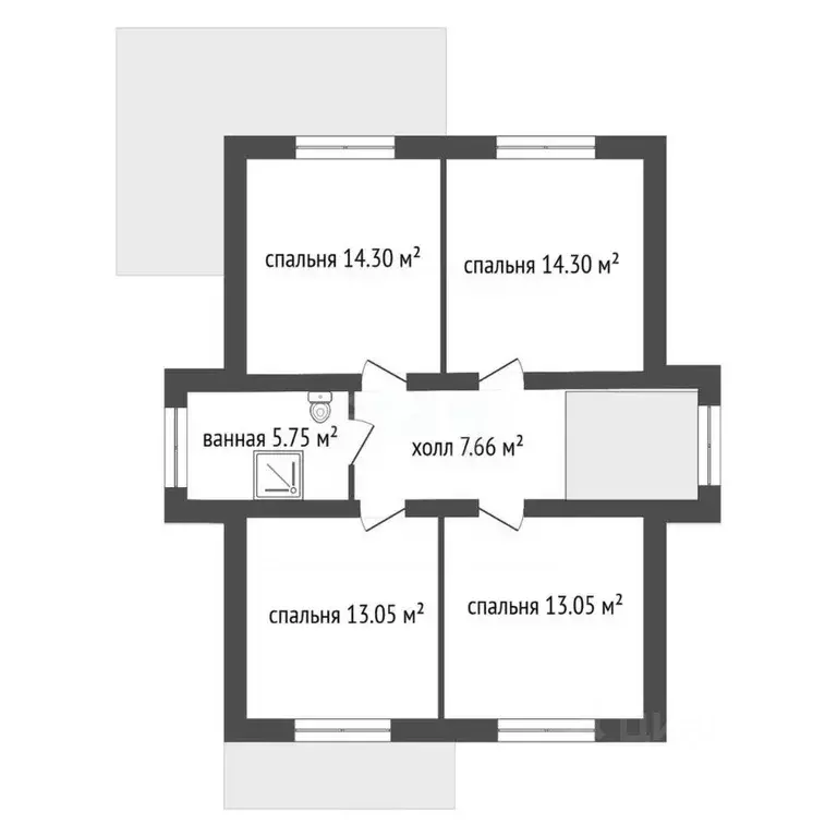 Дом в Ленинградская область, Коммунар г. Гатчинский муниципальный ... - Фото 2