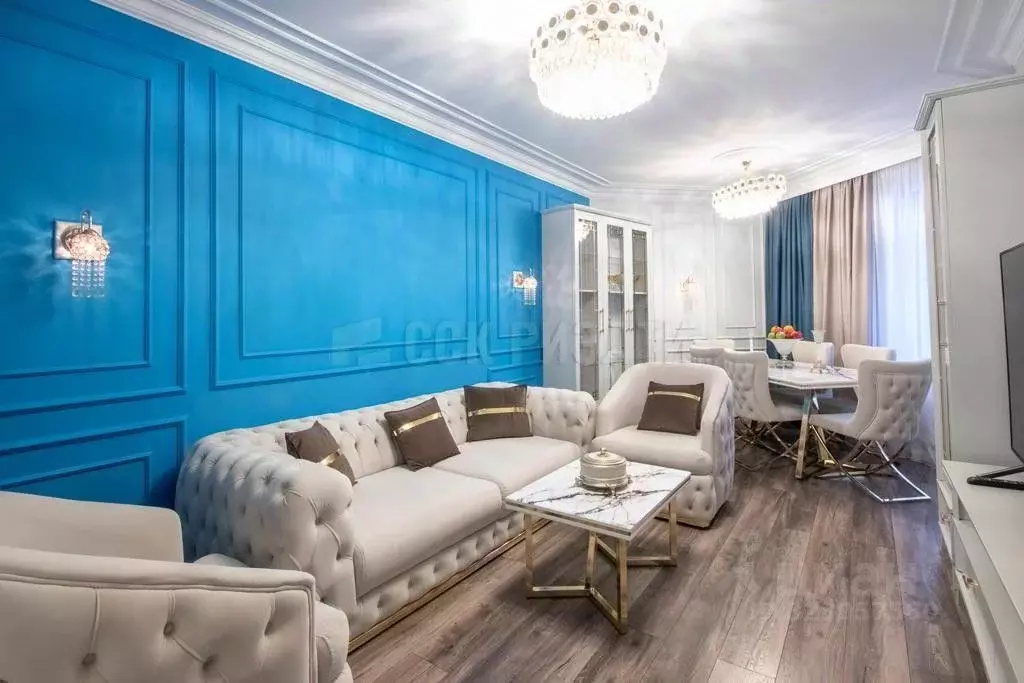 3-к кв. Московская область, Красногорск бул. Космонавтов, 13 (87.4 м) - Фото 1