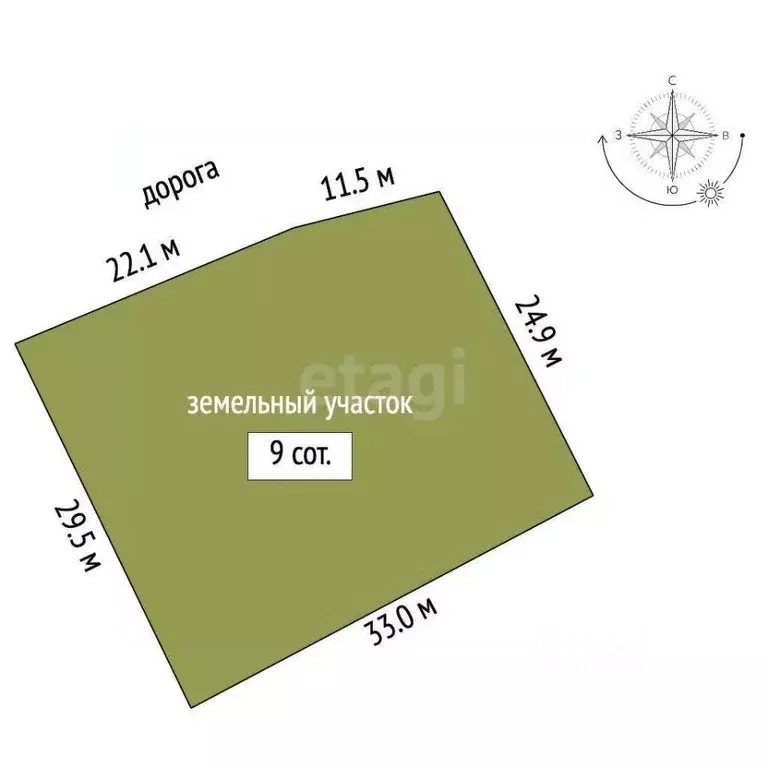 Участок в Севастополь ул. Маршала Кошевого, 14 (9.0 сот.) - Фото 2