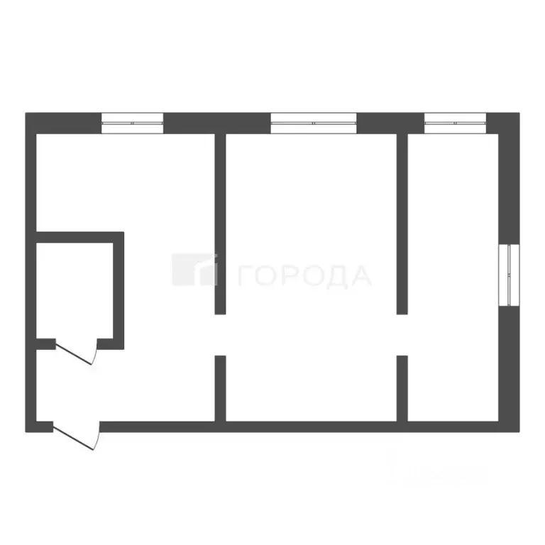 2-к кв. Кемеровская область, Новокузнецк ул. Ермака, 22 (38.9 м) - Фото 1