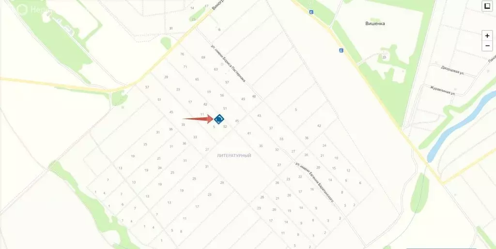 Участок в Тамбов, проспект имени Александра Пушкина, 34 (7.5 м) - Фото 1