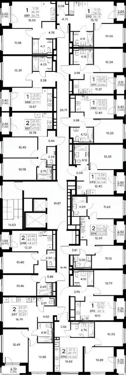 1-к кв. Владимирская область, Владимир Глоракс Октябрьский жилой ... - Фото 2