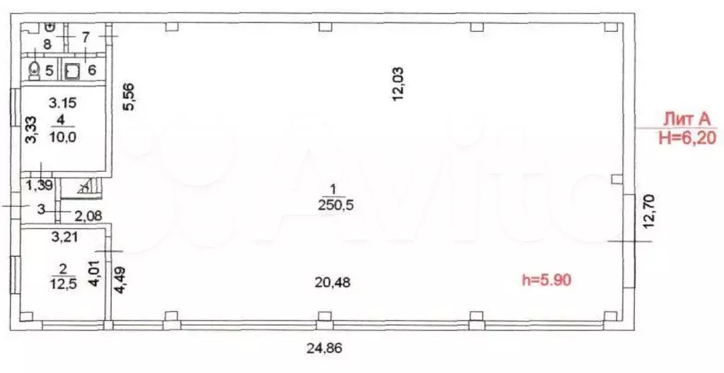 Свободного назначения, 281.3 м - Фото 0