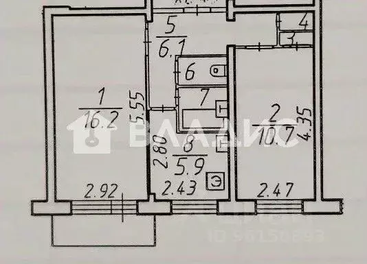2-к кв. Карелия, Петрозаводск Сортавальская ул., 6А (45.0 м) - Фото 2