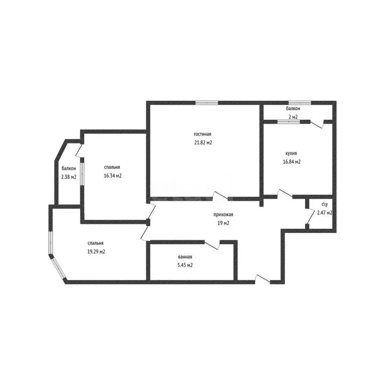 3-комнатная квартира: Краснодар, Дальняя улица, 4/2к2 (101 м) - Фото 0