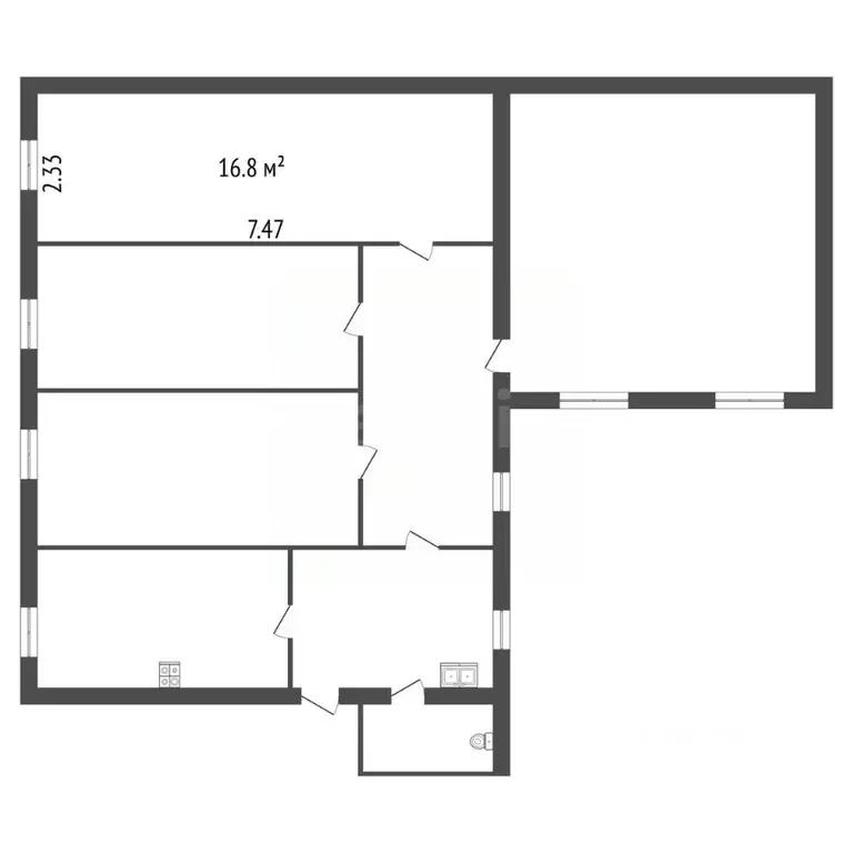 Комната Санкт-Петербург ул. Чайковского, 55 (16.8 м) - Фото 2