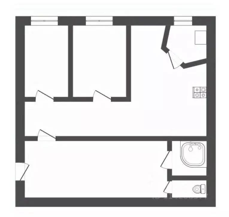 3-к кв. Воронежская область, Борисоглебск ул. Космонавтов, 1 (70.0 м) - Фото 2