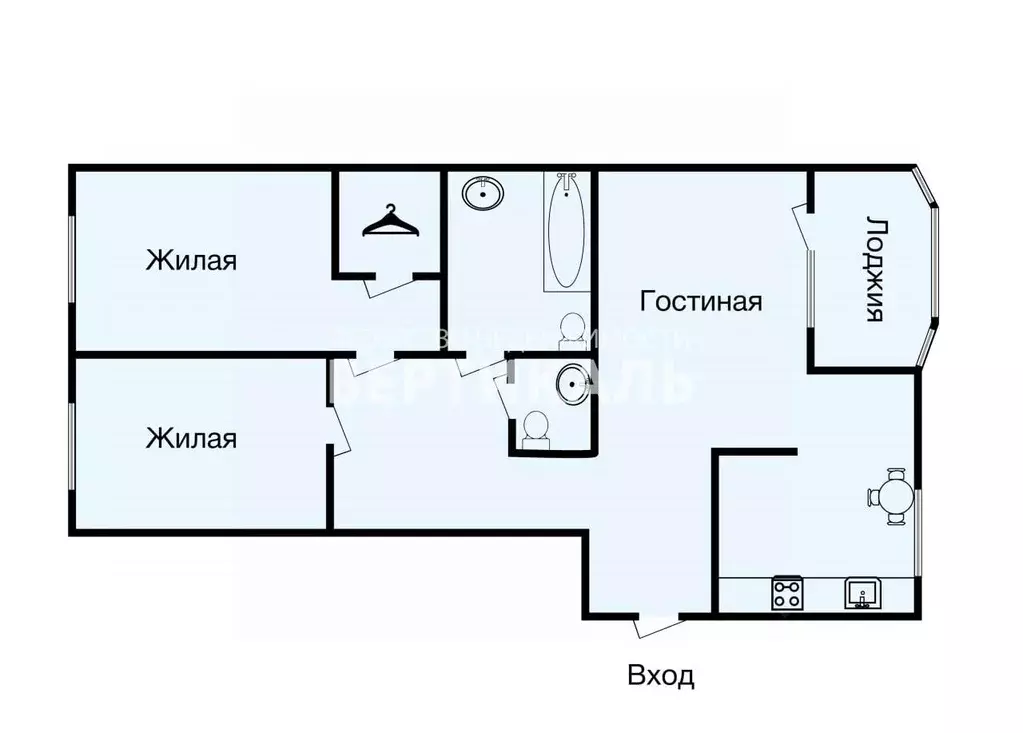 3-к кв. Москва ул. Шаболовка, 10к1 (135.0 м) - Фото 2