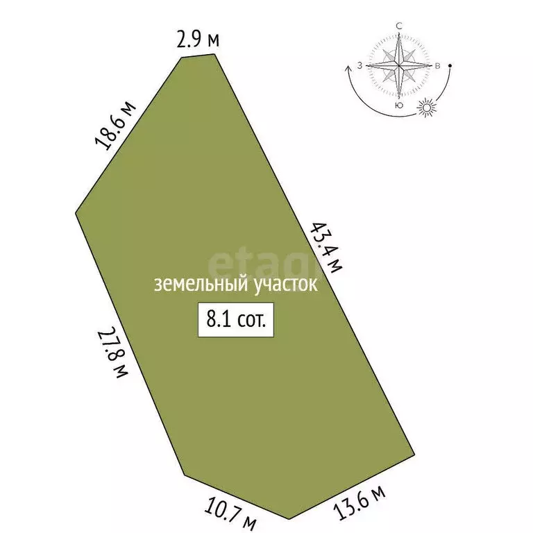 Участок в Всеволожск, Камышовая улица (14.9 м) - Фото 0