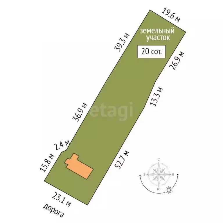 Дом в Тамбовская область, Тамбовский муниципальный округ, пос. Совхоза ... - Фото 2