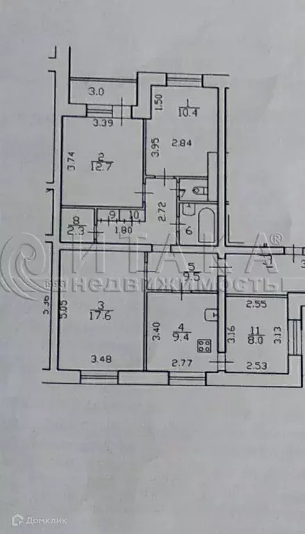 Продаётся 4-к квартира, 74.5 м - Фото 1