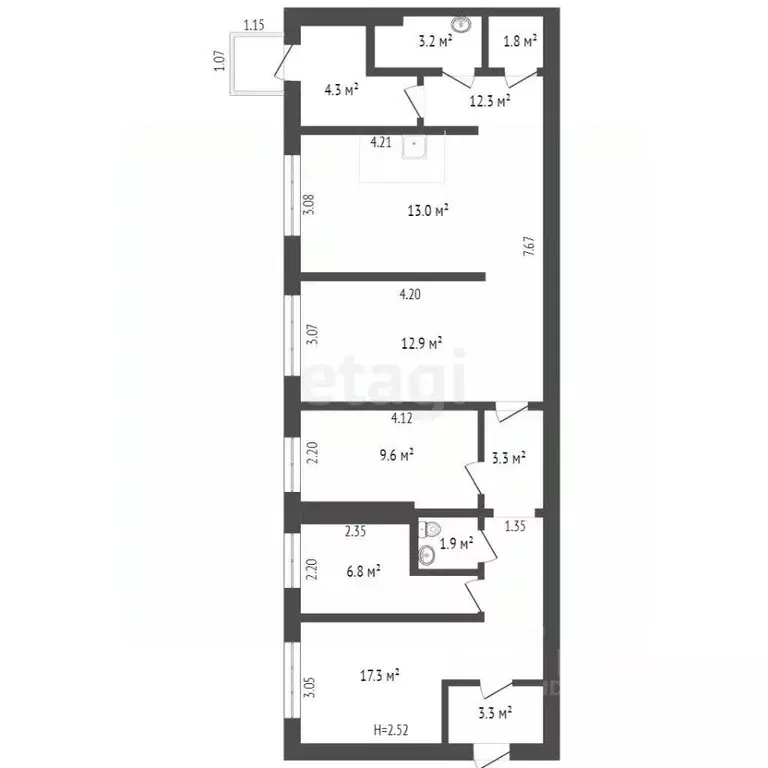 Офис в Ростовская область, Ростов-на-Дону ул. Содружества, 37/1 (90 м) - Фото 1