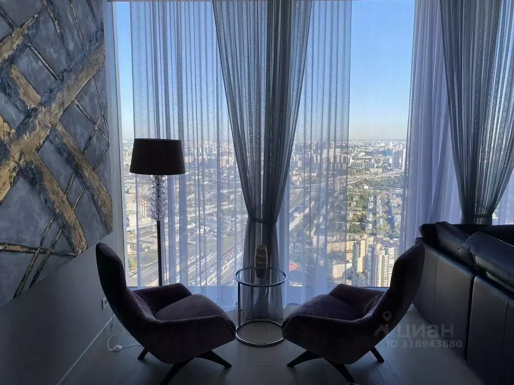 2-к кв. Москва 1-й Красногвардейский проезд, 22с2 (85.0 м) - Фото 1