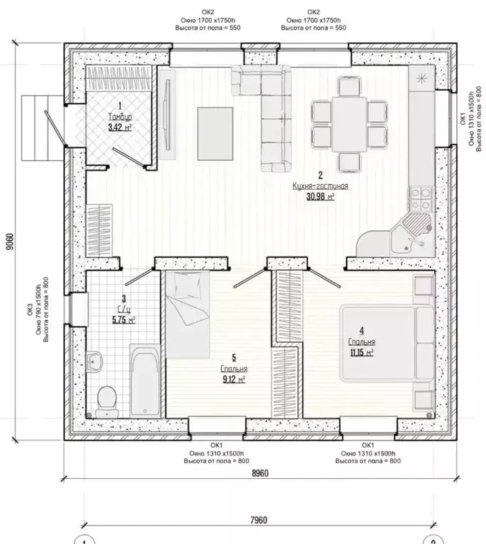 Дом в Тверская область, Калининский муниципальный округ, д. Греблево ... - Фото 2