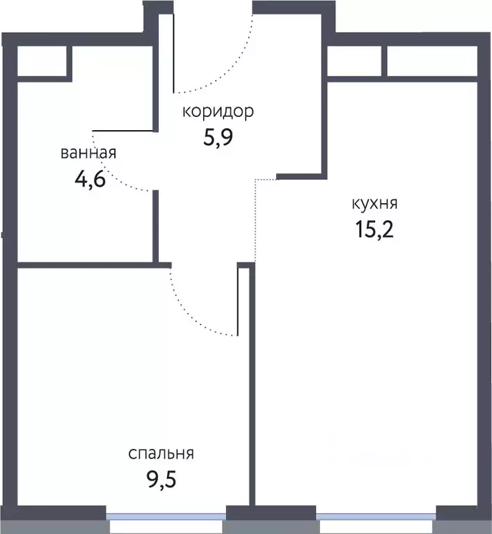 1-к кв. Москва Сиреневый парк жилой комплекс (35.2 м) - Фото 0