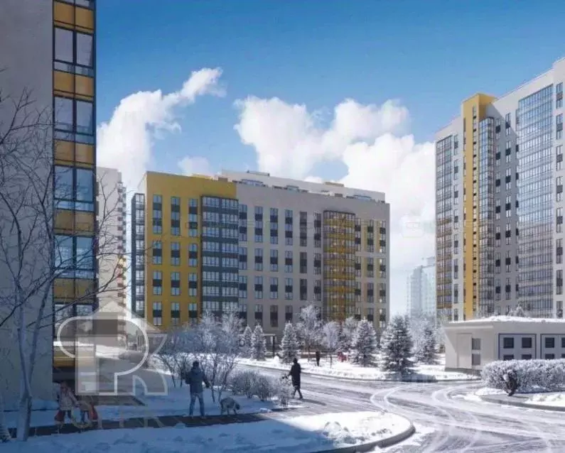 2-к кв. Татарстан, Казань ул. Рашида Нежметдинова, 11к3 (50.9 м) - Фото 1