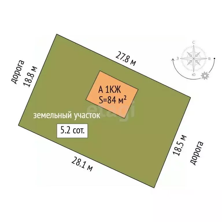 Дом в Тюменская область, Тюмень СОСН Тура тер., ул. Сливовая (84 м) - Фото 1