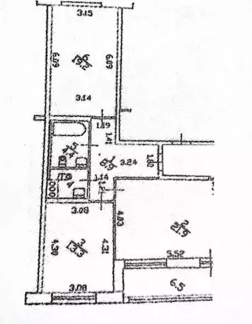 3-к кв. Санкт-Петербург просп. Просвещения, 15 (74.0 м) - Фото 2