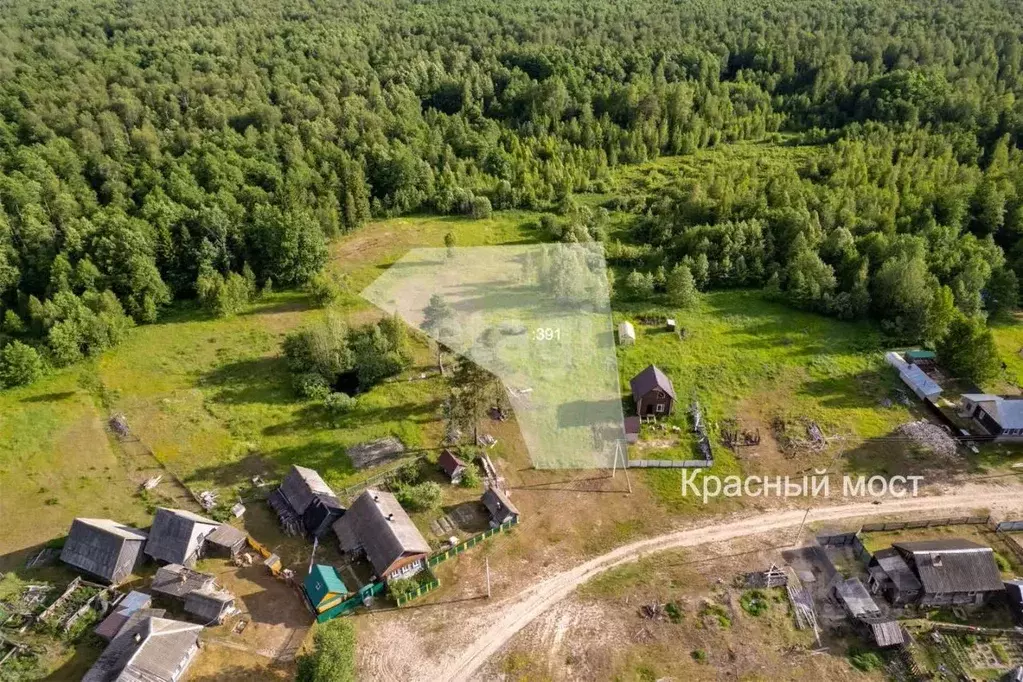 Участок в Марий Эл, Килемарский муниципальный округ, пос. Красный Мост ... - Фото 1