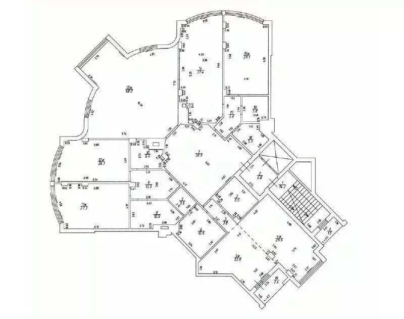 6-к кв. Калининградская область, Калининград Красная ул., 63А (354.7 ... - Фото 2