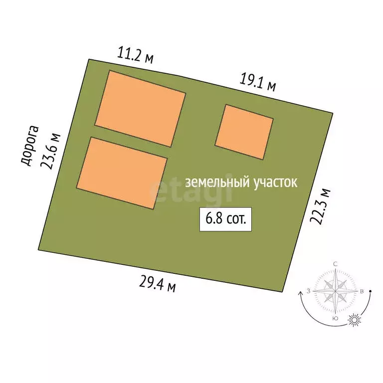 Дом в Тюмень, микрорайон Зарека, Рейдовая улица (25.1 м) - Фото 1